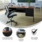 Flash Furniture 30 in D X Walnut, 60 in W X GC-M-BLK-175-WLN-GG - alternate 9